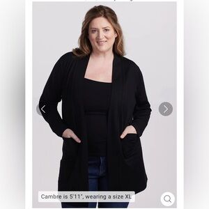 Woolx | Paisley Cardigan -  Black | XL | NWT